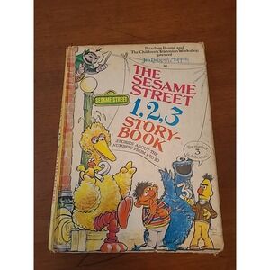 Sesame Street 1,2,3 Storybook Hardcover Book 1973 Random‎ House Henson's Muppets
